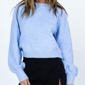 Princess Polly Helenna Blue Sweater